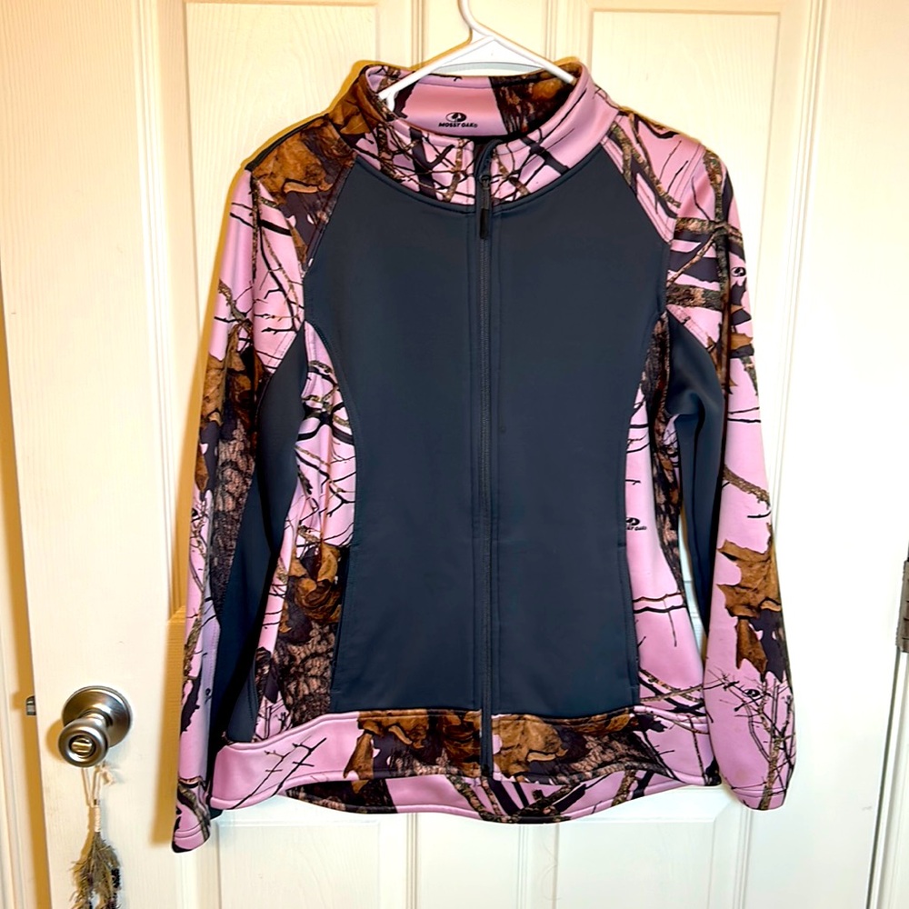 MOSSY OAK Guide Gear Full Zipper Pink Camouflage Jacket, Women’s Size Medium